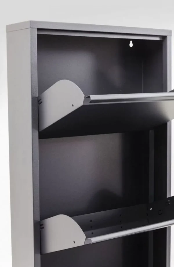 Kenkäkaapit>KARE Design Caruso 5 Kenkäkaappi, Antrasiitti