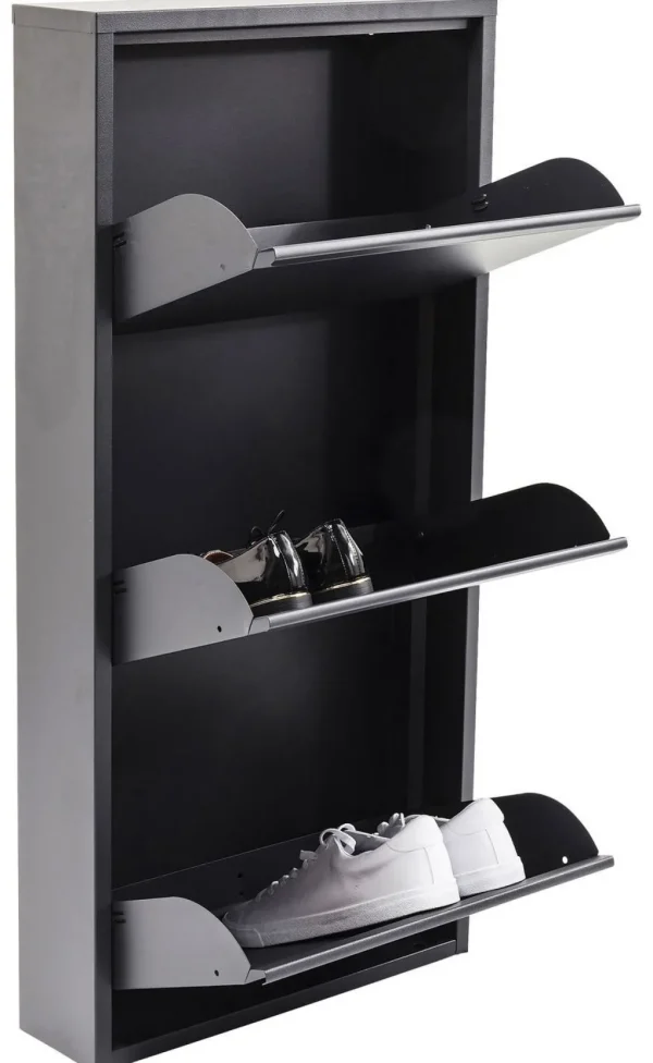 Kenkäkaapit>KARE Design Caruso 3 Kenkäkaappi, Antrasiitti (MO)