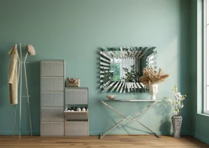 Kenkäkaapit>KARE Design Caruso 5 Kenkäkaappi, Harjattu Hopea