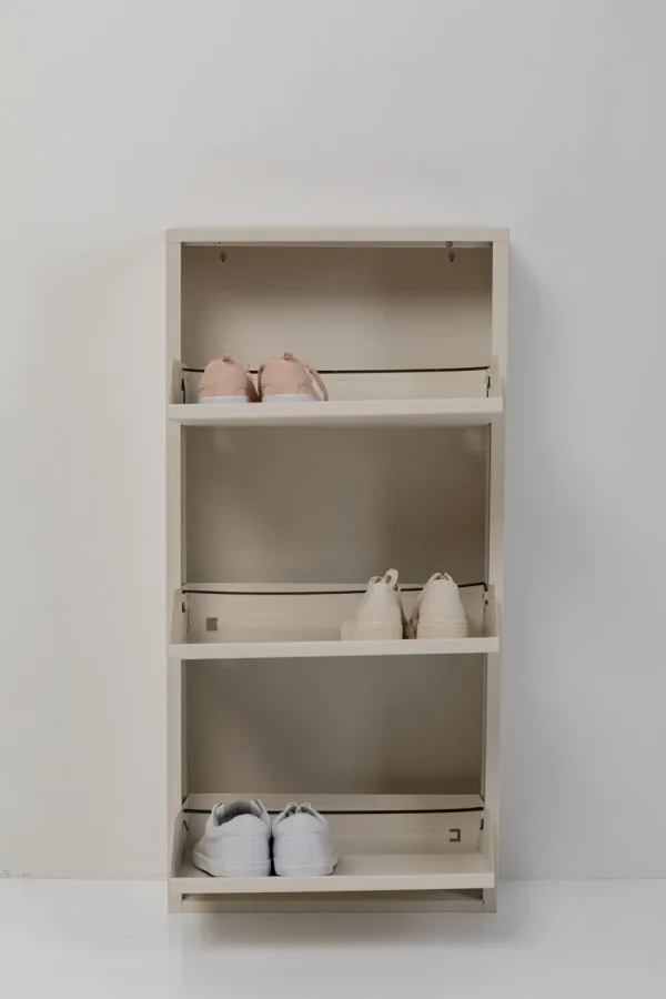Kenkäkaapit>KARE Design Caruso 3 Kenkäkaappi, Kermanvärinen (MO)