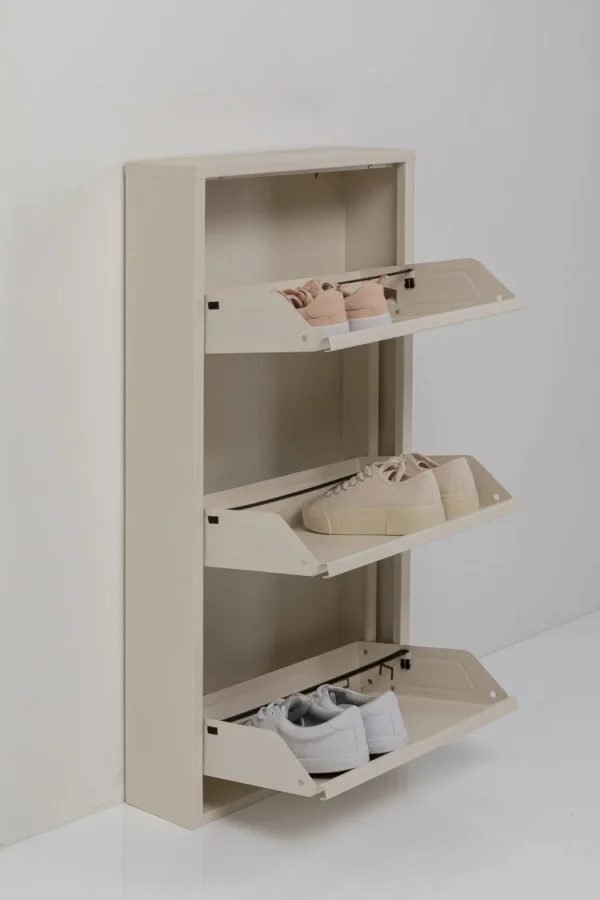 Kenkäkaapit>KARE Design Caruso 3 Kenkäkaappi, Kermanvärinen (MO)