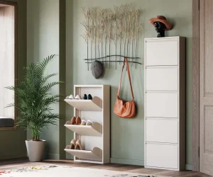 Kenkäkaapit>KARE Design Caruso 3 Kenkäkaappi, Kermanvärinen (MO)