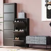 Kenkäkaapit>KARE Design Caruso 5 Kenkäkaappi, Musta (MO)