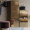 Kenkäkaapit>KARE Design Caruso 3 Kenkäkaappi, Pronssi