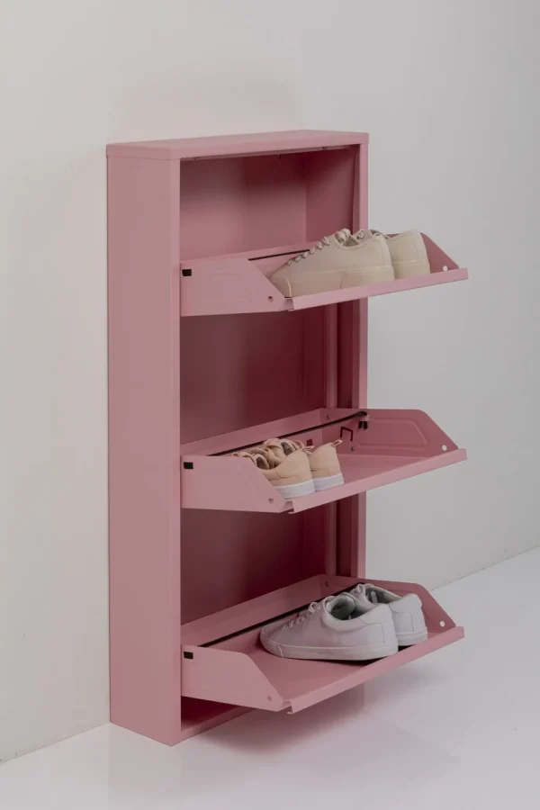 Kenkäkaapit>KARE Design Caruso 3 Kenkäkaappi, Roosa (MO)