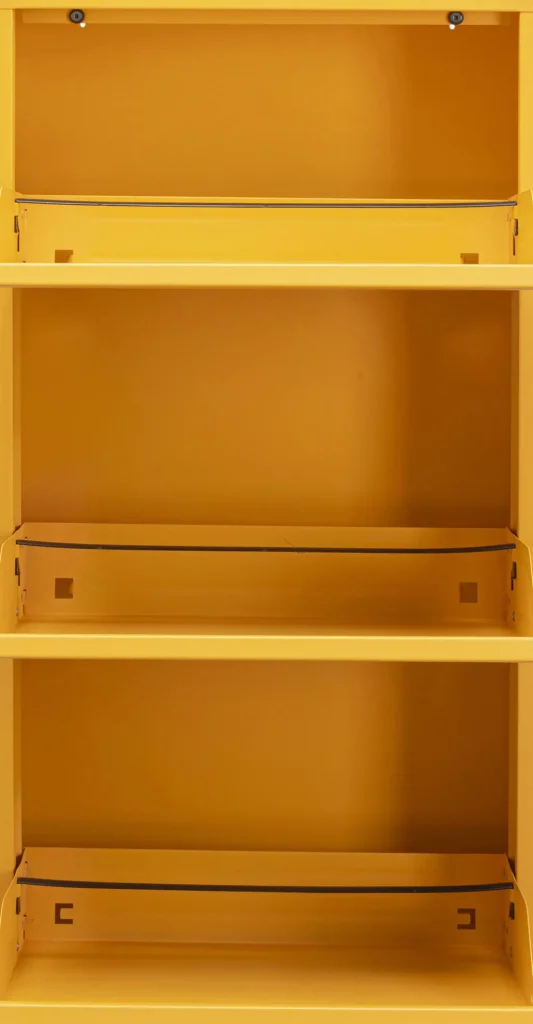 Kenkäkaapit>KARE Design Caruso Kenkäkaappi Keltainen 3 Lokeroa