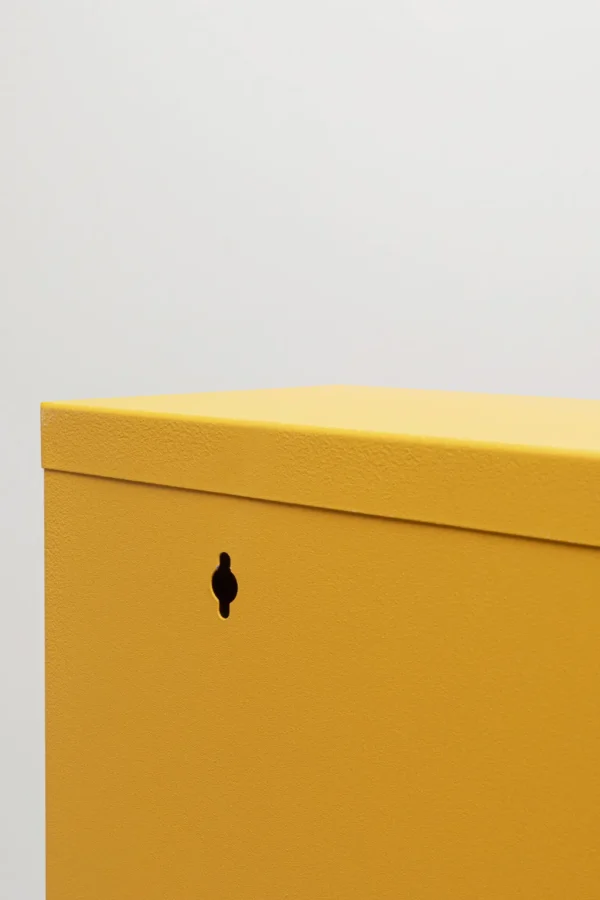 Kenkäkaapit>KARE Design Caruso Kenkäkaappi Keltainen 5 Lokeroa