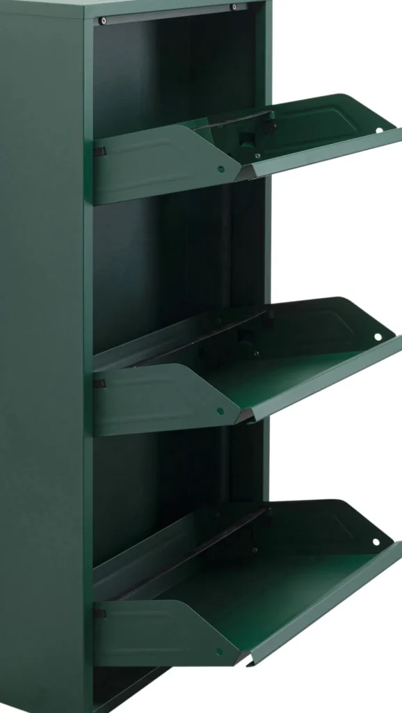 Kenkäkaapit>KARE Design Caruso Kenkäkaappi Vihreä 3 Lokeroa