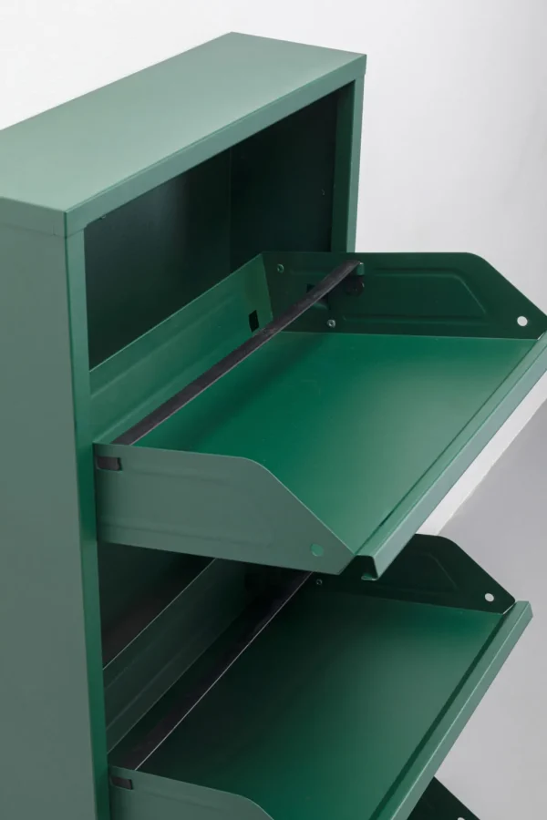 Kenkäkaapit>KARE Design Caruso Kenkäkaappi Vihreä 3 Lokeroa