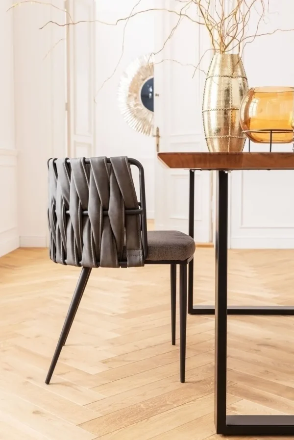 Tuolit>KARE Design Cheerio Tuoli Käsinojilla, Harmaa (sis. Tyynyn)