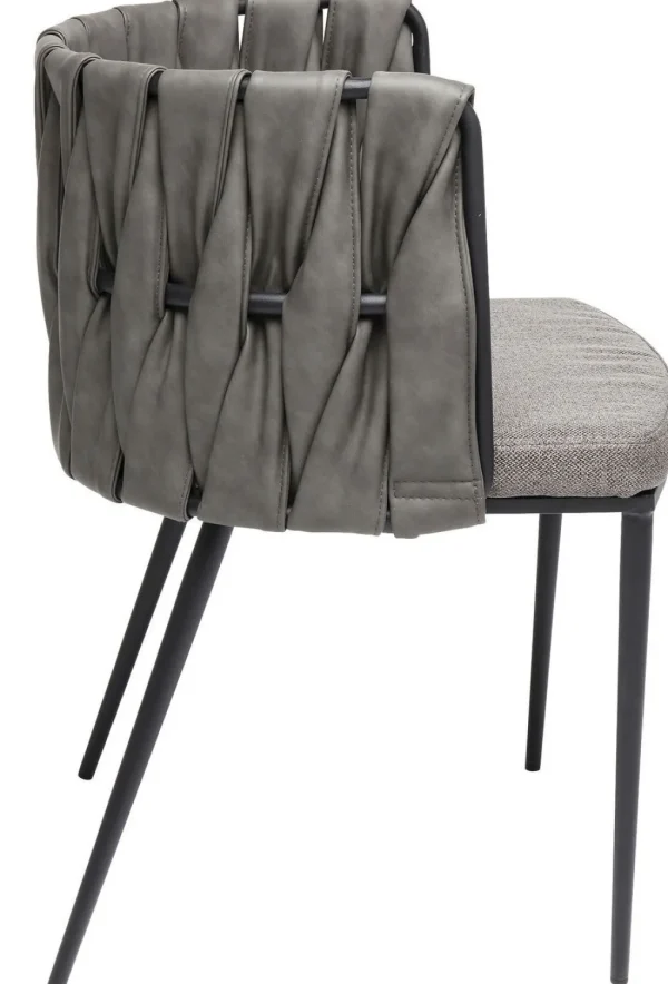 Tuolit>KARE Design Cheerio Tuoli Käsinojilla, Harmaa (sis. Tyynyn)