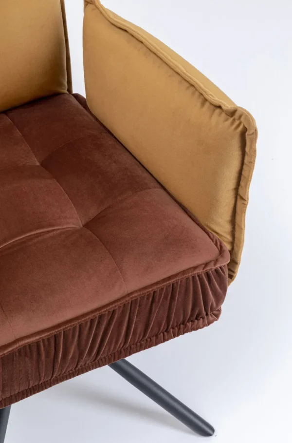 Tuolit>KARE Design Chelsea Tuoli Käsinojilla, Ruskea