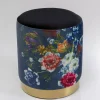 Rahit Ja Jakkarat>KARE Design Cherry Flower Musta Jakkara, Palli, Messinki Ø32cm