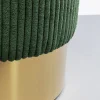Rahit Ja Jakkarat>KARE Design Cherry Jakkara, Palli Samettia, Tummanvihreä/messinki Ø35cm