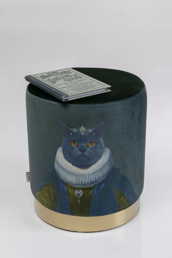 Rahit Ja Jakkarat>KARE Design Cherry Mr. Cat Rahi, Jakkara, Messinki Ø32cm