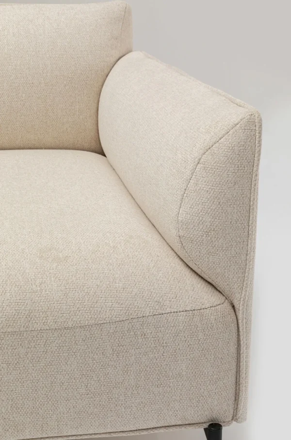 Moduulisohvat>KARE Design Chiara Pieni Kulmamoduuli, Oikea, Kermanvärinen 76cm