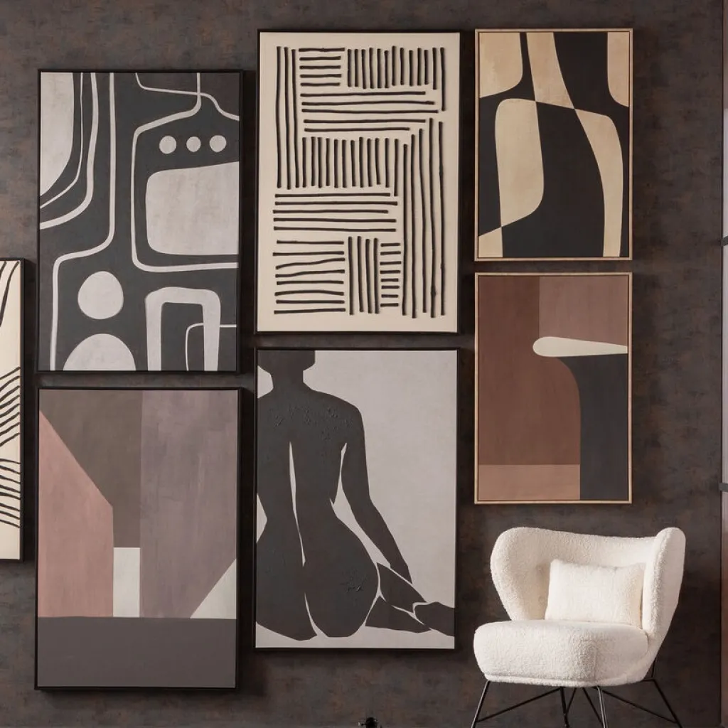 classic_shape_brownie_canvas_taulu_xcm_0.webp Taulut>KARE Design Classic Shape Brownie Canvas Taulu 60x90cm