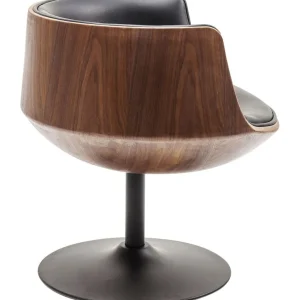Tuolit>KARE Design Club Kääntyvä Nojatuoli, Pähkinä