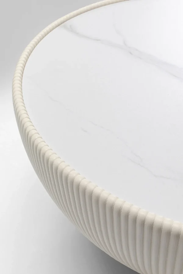 Sohvapöydät>KARE Design Coffee Table Endless Vegas White Ø71cm