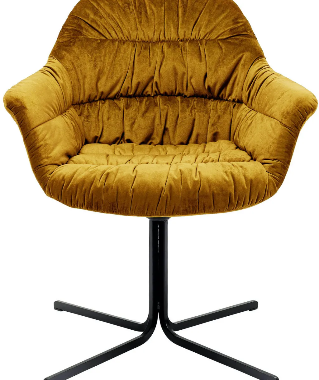 colmar_kntyv_nojatuoli_keltainen_1.webp Tuolit>KARE Design Colmar Kääntyvä Nojatuoli, Keltainen