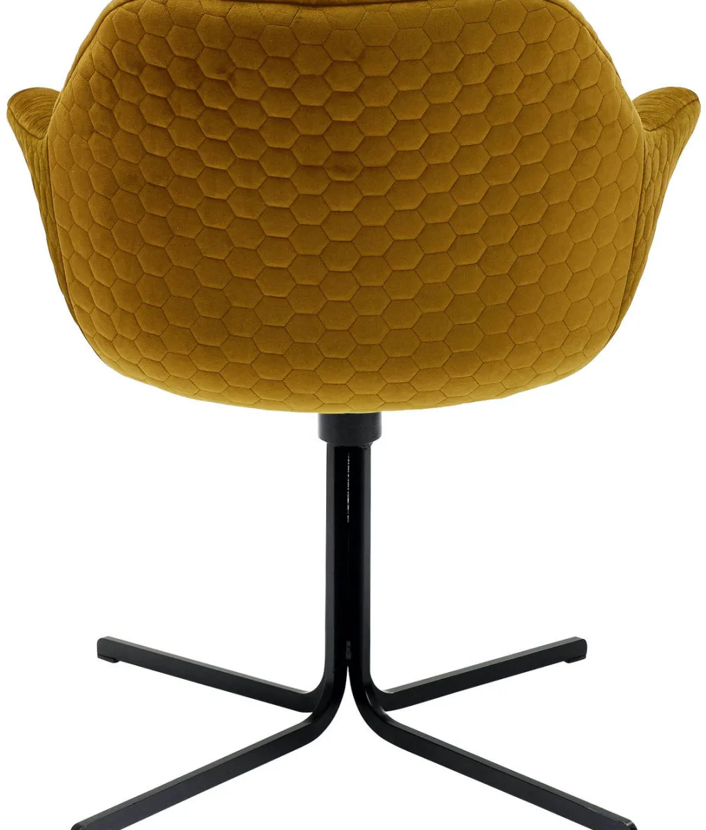 colmar_kntyv_nojatuoli_keltainen_2.webp Tuolit>KARE Design Colmar Kääntyvä Nojatuoli, Keltainen
