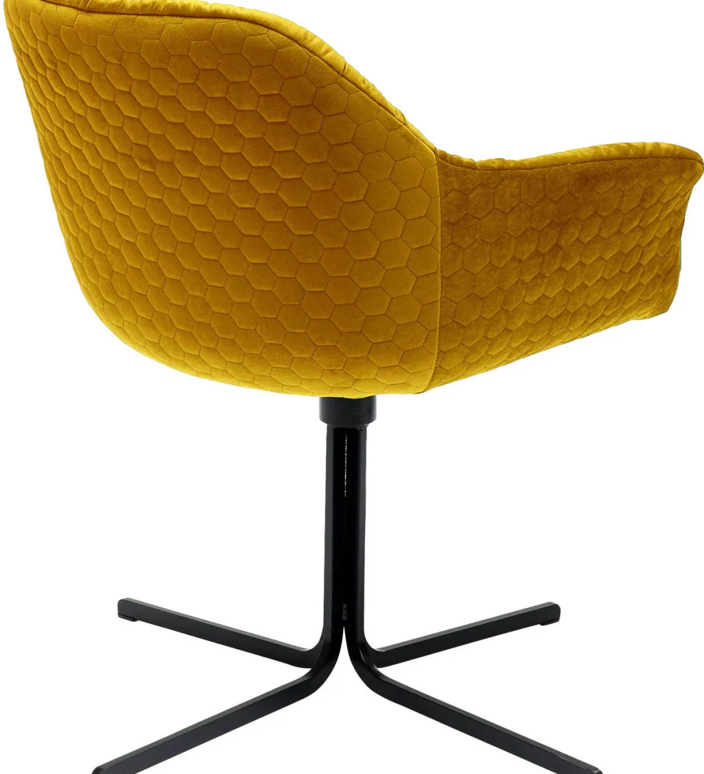 colmar_kntyv_nojatuoli_keltainen_3.webp Tuolit>KARE Design Colmar Kääntyvä Nojatuoli, Keltainen