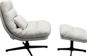 Nojatuolit>KARE Design Columbia Kääntyvä Nojatuoli + Rahi