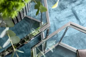 Sohvapöydät>KARE Design Comb Sohvapöytä Hopea 45cm