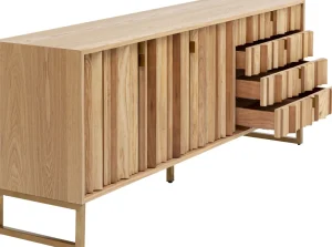 Senkit | Olohuone>KARE Design Concertina Senkki, Sivupöytä - Natur 186x74cm