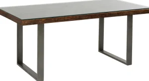 Pöydät>KARE Design Conley Pöytä, Raaka, Rouhe Metalli 180x90cm