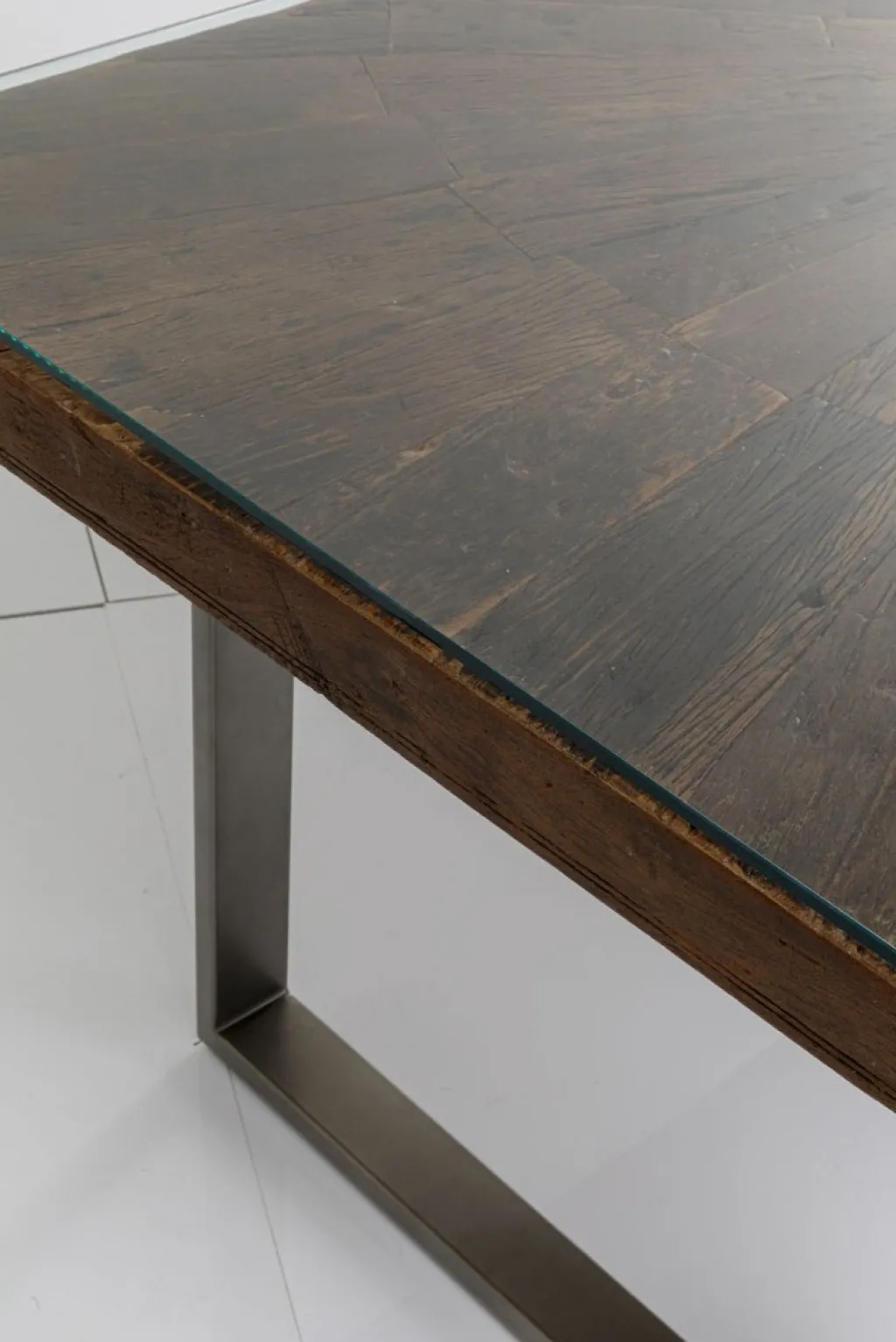 conley_pyt_raaka_rouhe_metalli_xcm_8.webp Pöydät>KARE Design Conley Pöytä, Raaka, Rouhe Metalli 180x90cm