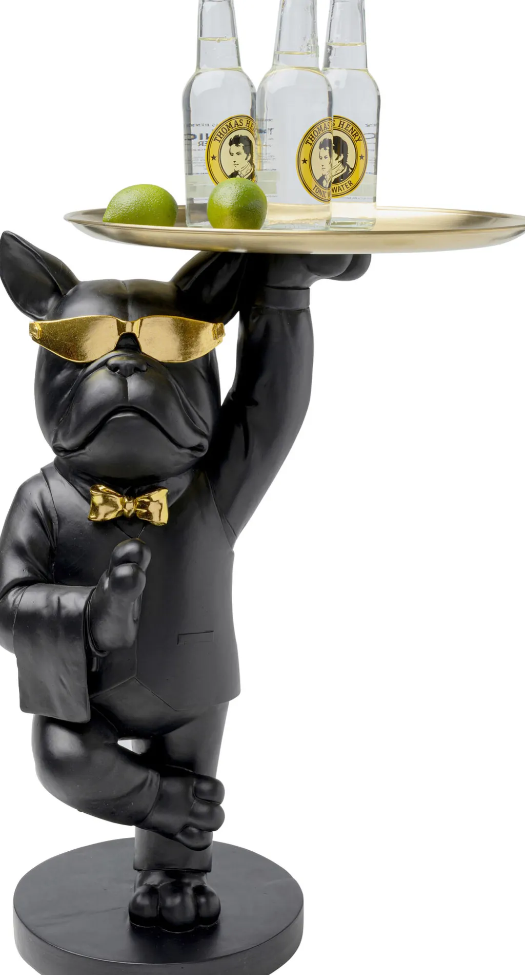cool_bulldog_sivupyt_tarjotin_musta_xcm_1.webp Sohvapöydät | Olohuone>KARE Design Cool Bulldog Sivupöytä, Tarjotin, Musta 34x55cm