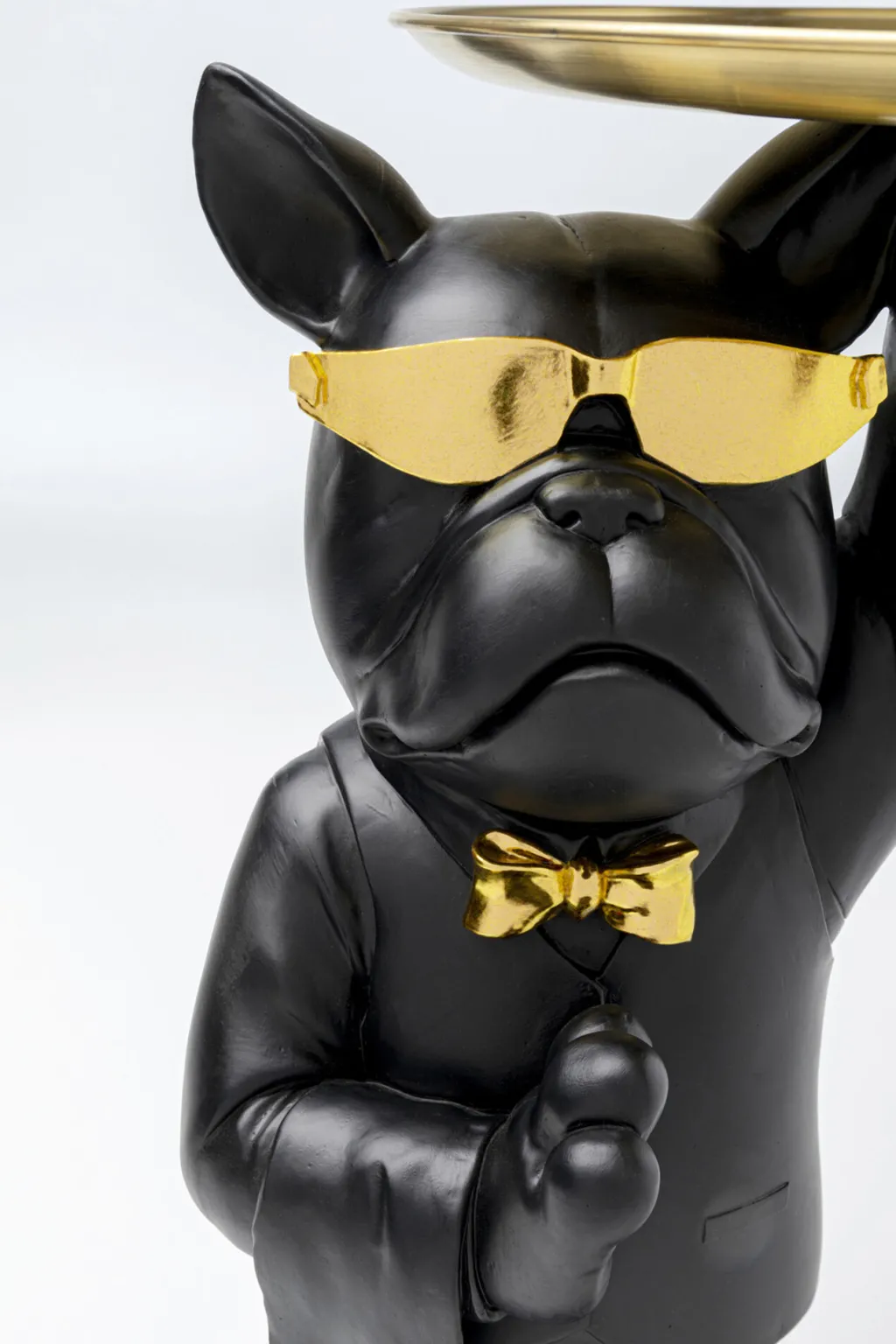 cool_bulldog_sivupyt_tarjotin_musta_xcm_7.webp Sohvapöydät | Olohuone>KARE Design Cool Bulldog Sivupöytä, Tarjotin, Musta 34x55cm