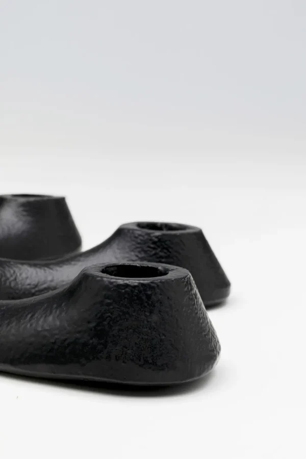 Lyhdyt | Kynttilänjalat>KARE Design Corallo Kynttilänjalka, Musta