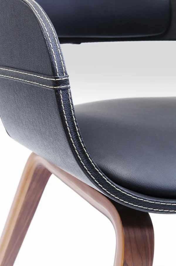 Tuolit>KARE Design Costa Walnut Tuoli Käsinojilla, Pähkinä