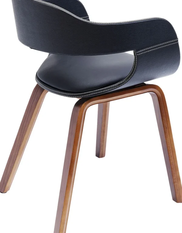 Tuolit>KARE Design Costa Walnut Tuoli Käsinojilla, Pähkinä
