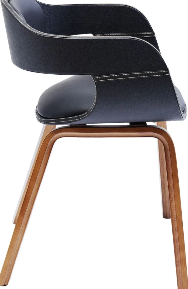 Tuolit>KARE Design Costa Walnut Tuoli Käsinojilla, Pähkinä