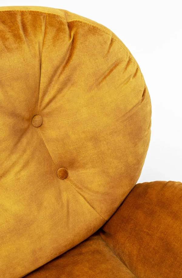 Nojatuolit>KARE Design Cosy Amber Pyörivä Nojatuoli, Meripihka