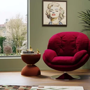 Nojatuolit>KARE Design Cosy Berry Pyörivä Nojatuoli