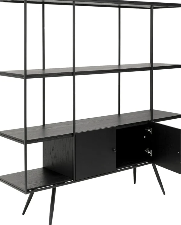 Hyllyt>KARE Design Cosy Sixties Hylly Musta 180x183cm