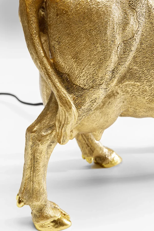 Pöytävalaisimet>KARE Design Cow Gold Lehmäpöytävalaisin, Kulta 52cm