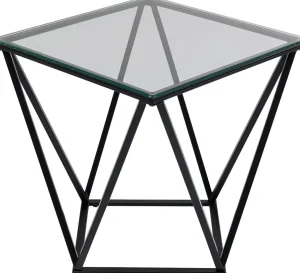 Sohvapöydät>KARE Design Cristallo Sivupöytä, Musta 50x50cm