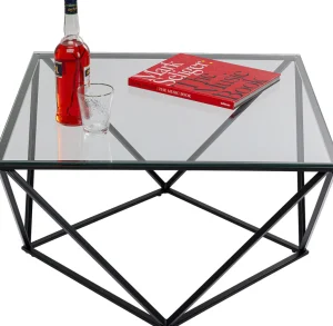 Sohvapöydät>KARE Design Cristallo Sohvapöytä, Musta 80x80cm