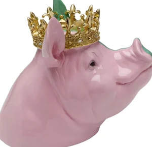 Koriste-Esineet>KARE Design Crowned Pig Kuninkaallinen Possu Koriste-esine 28cm
