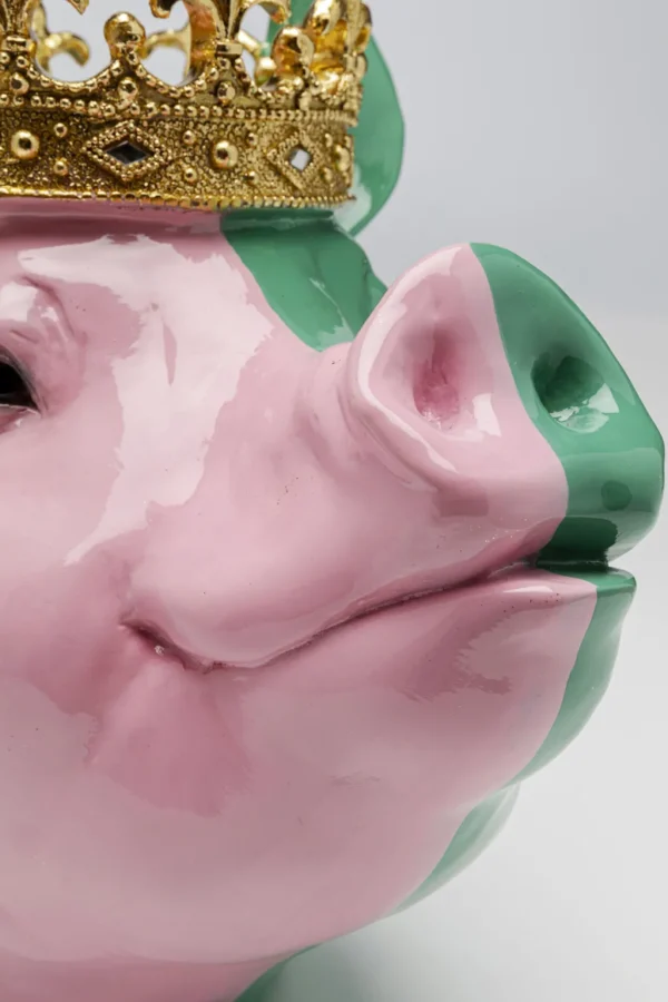 Koriste-Esineet>KARE Design Crowned Pig Kuninkaallinen Possu Koriste-esine 28cm