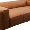 Sohvat | Olohuone>KARE Design Cubetto Sohva, Nahkaa Vaalean Ruskea 220cm