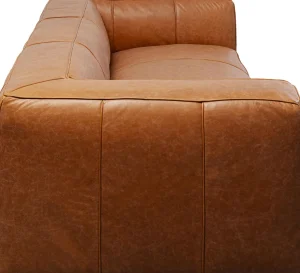 Sohvat | Olohuone>KARE Design Cubetto Sohva, Nahkaa Vaalean Ruskea 220cm