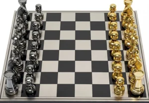 Jalalliset Koriste-Esineet>KARE Design Deco Chess Shakkipeli Koriste-esine 60x60cm