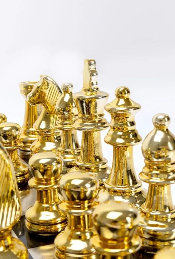 Jalalliset Koriste-Esineet>KARE Design Deco Chess Shakkipeli Koriste-esine 60x60cm