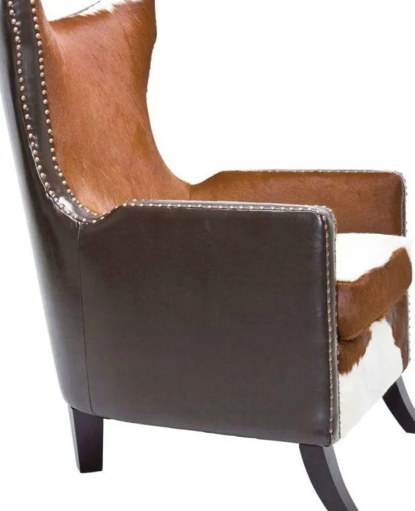 Nojatuolit>KARE Design Denver Cow Nojatuoli, Lehmännahka